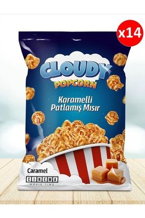 Popcorn Karamelli Patlamış Mısır 110 gr X14 Adet
