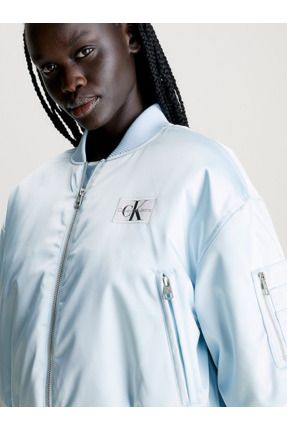 Calvin klein satin bomber jacket online