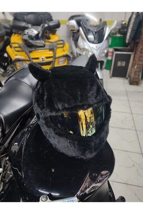 Peluş kask kılıfı kask motosiklet kask aksesuarları