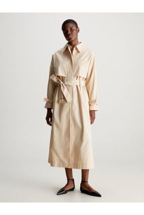 Calvin Klein Technical Cotton Trench Coat Fiyat Yorumlar Trendyol