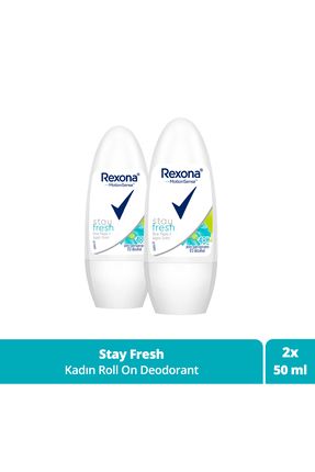Kadın Roll On Deodorant Stay Fresh Mavi Gelincik Ve Elma 50 ml X2 Adet