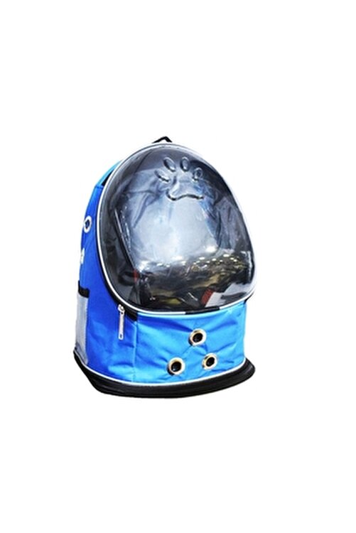 Ufo Kedi Taşıma Çantası Mika Mavi