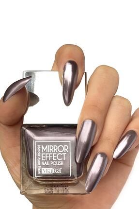 Metalik Ayna Efektli Oje Lila 15ml