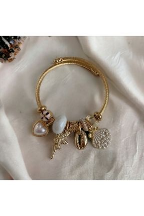 Universal Sale elik Pandora Charm Bileklik Kalp ve Melek Fiyat