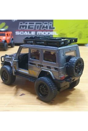 Oyuncak Jip G63 Model Metal Araba Off Road 4x4 Çek Bırak Jeep Wrangler Rubicon 13cm