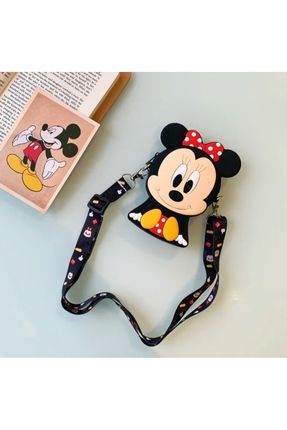 Minnie Mouse Kız Çocuk Silikon Cüzdan Çanta