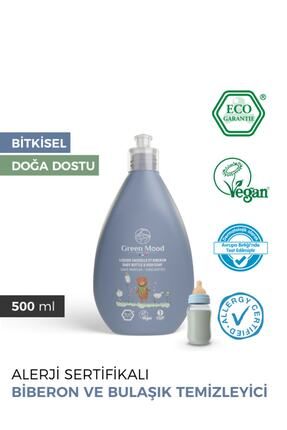 Bitkisel Vegan Biberon Ve Bulaşık Deterjanı Parfümsüz Alerji Sertifikalı 500 ml