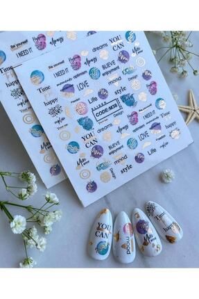 hanyi nails T rnak Su Transfer Sticker T rnak S sleme Nail Art