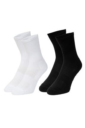 Erkek-kadın Spor Çorap, Antibakteriyel, Esnek, Dikişsiz Premium Çorap (4 ÇİFT)