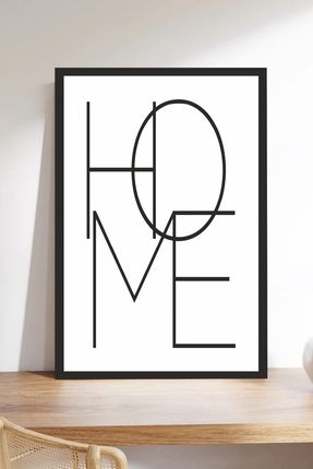 Home Yazılı Ahşap Mdf Çerçeve Görünümlü Mdf Tablo