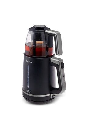 Maxi Tea Xl 2in1 Cam Demlikli Çay Makinesi Ve Kettle Antrasit