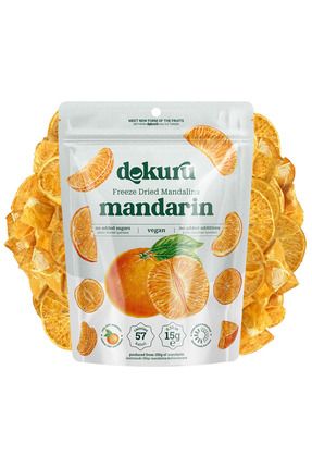 Mandalina Kuru Meyve Cipsi - Dondurularak Kurutulmuş Freeze Dried Çıtır Mandalina