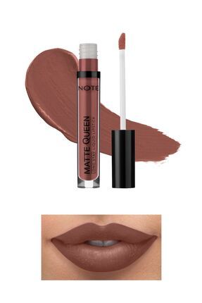 Matte Queen Lipstick Kalıcı Likit Ruj 11 Lady Brown - Kahverengi