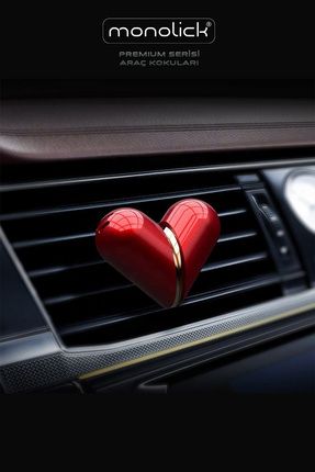 Premium Serisi Kalp Ve Düz Şekilli Puzzle Araba Kokusu(kırmızı)