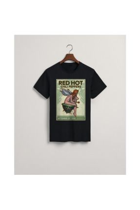 MarkaTurko Red Hot Chili Peppers Siyah Pamuklu Penye Ozel Tasar m T shirt 2704 39 Fiyat Yorumlar Trendyol