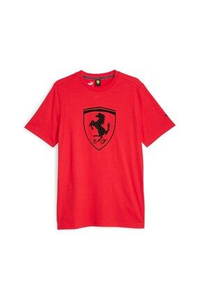 Puma Pma Ferrari Erkek Ti ort Ferrari Race Tonal Big Shield Tee Rosso 62095102 Fiyat Yorumlar Trendyol