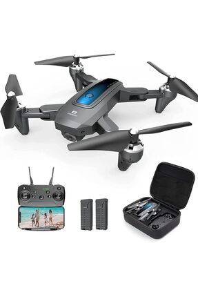 D10 Katlanabilir Drone, 720P HD FPV, Hareket Kontrolü, Selfie, 24 Dakika Uçuş, 2 Pil