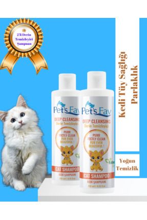 Kedi Derin Temizleyici Yoğun Bakım Şampuanı 2'Li Set