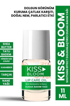 Kiss & Bloom Soothing Effect Dolgunlaştırıcı Dudak Bakım Yağı 11 ml