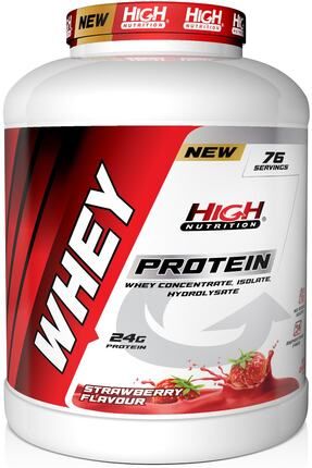 Whey Protein Tozu 2280 Gr Çilek Aromalı Protein Tozu 24 Gram Protein Kas Güç