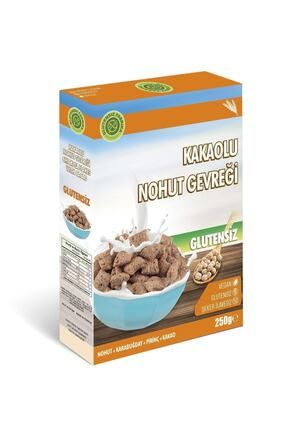 Glutensiz Kakaolu Nohut Gevreği 250 Gram Katkısız Doğal Sağlıklı