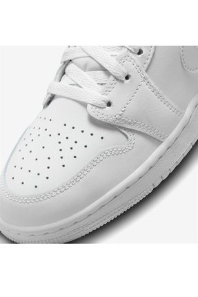 Air jordan 1 mid bianco discount