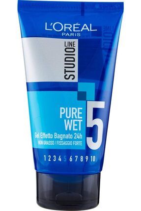 Studio Line Pure Wet 24 Saat Islak Görünüm Güçlü Sabitleme Saç Jölesi 150 ml