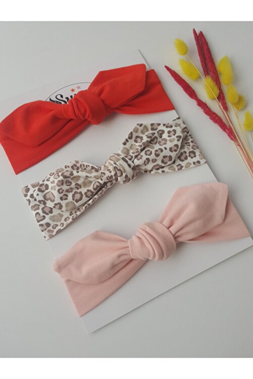 Swan Butik Kiz Cocuk Bebek Bandana Toka Seti 3 Lu Leopar Pudra Pembe Kirmizi Fiyati Yorumlari Trendyol