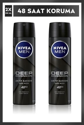 MEN Erkek Sprey Deodorant Deep Dimension 150 Ml,X2 Adet 48 Saat Anti-Perspirant Koruma