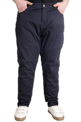 Mode XL Erkek Pantolon Keten Neptun Klasik 20902 Lacivert