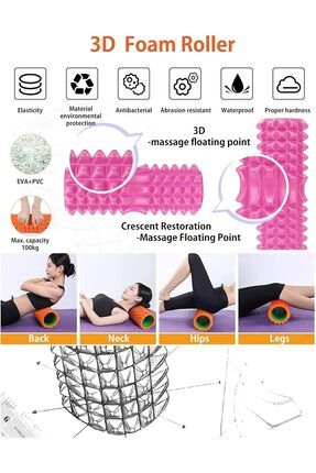 Genel Markalar Yoga Foam Roller Masaj Köpüğü Rulo Pilates Yuvarlama  Silindir Köpük Fiyatı, Yorumları - Trendyol
