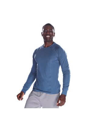Abisso Erkek Mavi Koşu T-shirt 22ketp18d02-cbl