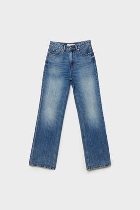 Stradivarius D92 straight fit geni paca jean Fiyat Yorumlar Trendyol