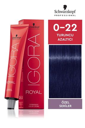 Professional Royal Özel Seriler 0-22 Turuncu Azaltıcı Saç Boyası 60ml
