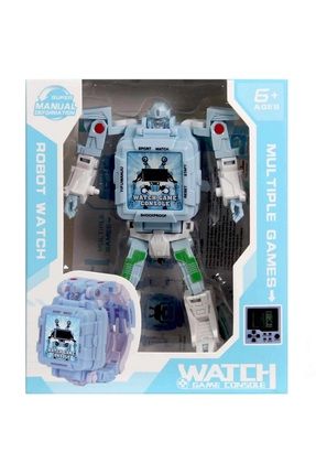 Tower Toys Donu ebilen Ucu Bir Arada Robot Saat Ve Oyun Konsolu Robot E lenceli Oyun Seti Oyun Oynay n Mavi Fiyat Yorumlar Trendyol
