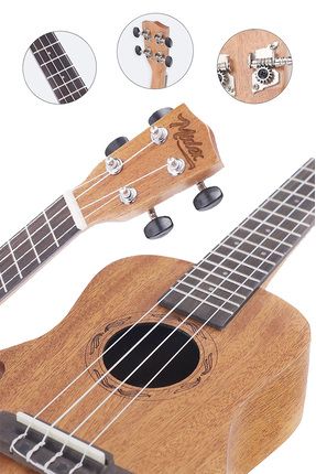 Midex Ct 24m Set Concert Ukulele softcase Metod Ask Tuner Tel