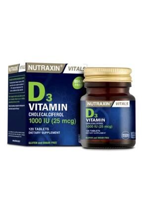 D3 Vitamini 120 Tablet- Vitamin Ve Mineral Takviyesi