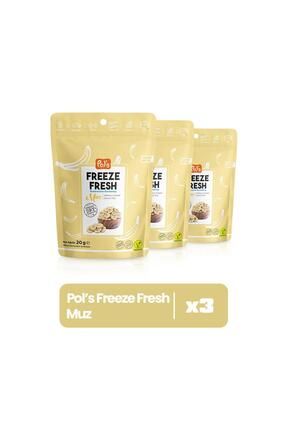 Freeze Fresh Muz 20 G X 3 Adet Freeze Dry Dondurularak Kurutulmuş Meyve
