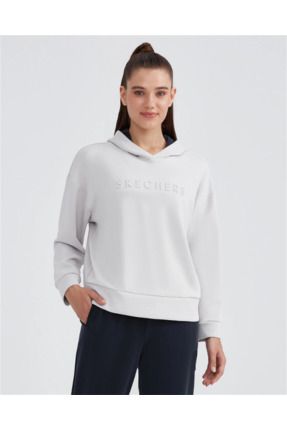 Skechers hoodie shop womens white