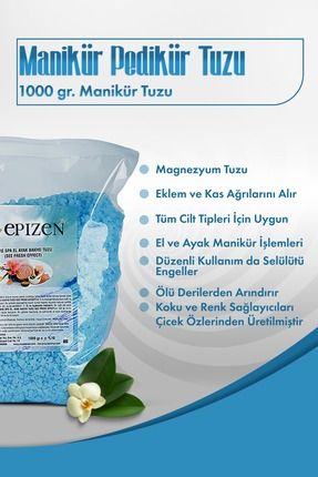 Manikür Ve Pedikür Tuzu 1000 gr