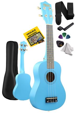 Blue concert deals ukulele