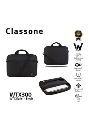 WTX300 WTXpro Serisi 15.6 inch Uyumlu Su Geçirmez Kumaş Macbook, Laptop , Notebook El Çant