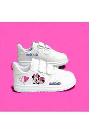Minnielito Baskılı Kiz Çocuk Spor Ayakkabı Sneaker ( Hafi?f Dar Kalip )