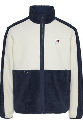 Tommy Hilfiger TOMMY JEANS ERKEK TEXTURE MIX TEDDY PELU MONT