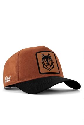 V1 Baseball Kurt - 4cs Kod Logolu Unisex Camel-siyah Siperli Şapka (CAP)
