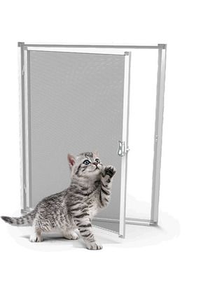 Menteşeli Yırtılmaz Pencere Kedi Sinekliği (PET TÜL) Beyaz 70x130 Cm. Özel Ölçü Verebilirsiniz.