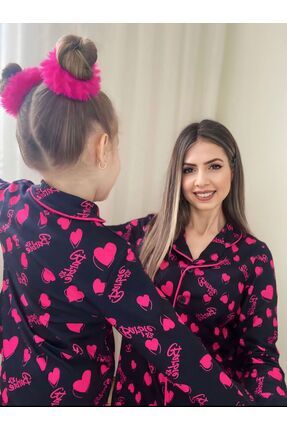 Anne Kız Kombin Barbie Pijama Kombin (tek Ürün Fiyatıdır)