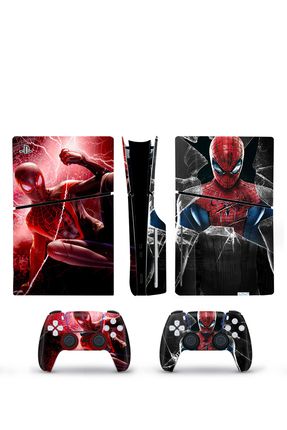 Spider Man Playstation 5 Slim Disk Versiyon Sticker Kaplama Seti