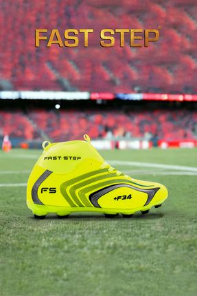 Fosfor Sarı Bilekli Boğazlı Çoraplı Krampon Halı Saha Futbol Spor Ayakkabı 930xa034k