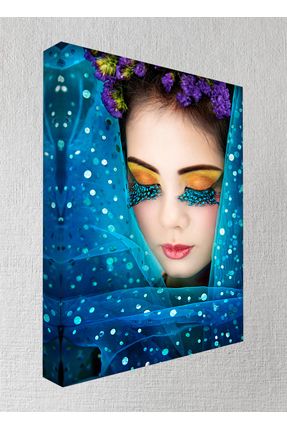Kanvas Tablo - Dekoratif Resimler Makyajlı Kadın - DKR36